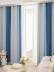 EQYH2407CD Eyelet Extra Wide Living Room Curtains Chenille Stripe