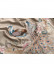 QYHL225C Silver Beach Embroidered Colorful Peacock Faux Silk Custom Made Curtains