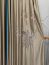QYHL225CA Silver Beach Embroidered Colorful Peacocks Gold Blue Faux Silk Pencil Pleat Ready Made Curtains For Bay Windows