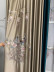 QYHL225CA Silver Beach Embroidered Colorful Peacocks Gold Blue Faux Silk Pencil Pleat Ready Made Curtains For Bay Windows