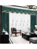 EQYHL225DA Extra Wide Embroidered Birds Gold Blue Khaki Faux Silk Pinch Pleat Ready Made Blockout Curtains For Big Windows
