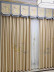 EQYHL225DA Extra Wide Embroidered Birds Gold Blue Khaki Faux Silk Pinch Pleat Ready Made Blockout Curtains For Big Windows