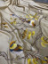 EQYHL225EA Extra Wide Gold Green Grey Embroidered Pinch Pleat Ready Made Blockout Curtains For Sliding Glass Doors
