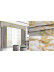 QYHL225G Silver Beach Embroidered Chinese Lucky Bamboo Grey Faux Silk Custom Made Curtains