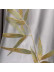 QYHL225GS Silver Beach Embroidered Chinese Lucky Bamboo Faux Silk Fabric Samples(Color: Grey)