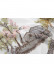 QYHL225IA Silver Beach Embroidered Picturesque Gold Blue Grey Faux Pleated Ready Made Curtains