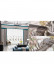QYHL225I Silver Beach Embroidered Picturesque Gold Blue Grey Faux Silk Custom Made Curtains