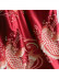 EQYHL225MA Extra Long Gold Blue Red Embroidered Jumping Fish Pinch Pleat Ready Made Blockout Curtains For Dining Room