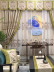 QYHL225PS Silver Beach Embroidered Lotus Khaki Red Blue Faux Silk Blockout Curtains Fabric Samples(Color: Khaki)