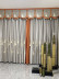 EQYHL225SA Extra Wide Embroidered Gourd Blue Grey Ready Made Pencil Pleat Blockout Curtains For Sliding Doors