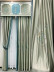 QYHL226BA Silver Beach Embroidered Orchid Fragrant Thoroughwort Faux Silk Pleated Ready Made Curtains(Color: Light Green)