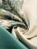QYHL226CS Silver Beach Embroidered Green Beige Faux Silk Fabric Samples(Color: Beige)