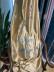 EQYHL226HA Silver Beach Embroidered Birds Faux Silk Pinch Pleat Ready Made Curtains
