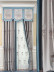 QYHL226L Silver Beach Embroidered Trees Faux Silk Beautiful Custom Made Curtains For Living Room Large Windows(Color: Grey)