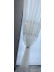 QYI221B Venus White Grey Blue Beautiful Bird's Nest Custom Made Sheer(Color: White)