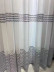 QYI221O Venus Embroidery Beautiful Grey Horizontal Stripes Custom Made Sheer