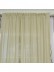 QYK246SBE Eos Linen Gray Black Solid Rod Pocket Sheer Curtains Heading Details