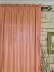 QYK246SE Eos Linen Red Pink Solid Custom Made Sheer Curtains (Color: Light Coral)