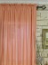 QYK246SEE Eos Linen Red Pink Solid Rod Pocket Sheer Curtains (Color: Light Coral)