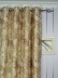Eos Ancient Life Printed Faux Linen Custom Made Curtains (Heading: Grommet)