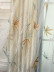 QYL2020A Silver Beach Embroidered Chinese Bamboo Faux Silk Custom Made Curtains(Color: Sheer)