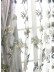 QYL2020B Silver Beach Embroidered Magnolia Blue Faux Silk Custom Made Curtains(Color: Sheer)