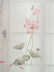 QYL2020D Silver Beach Embroidered Lotus Leaves Faux Silk Custom Made Curtains(Color: Sheer)