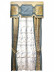 QYL2020E Silver Beach Embroidered Blessed Faux Silk Custom Made Curtains