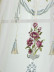 QYL2020F Silver Beach Embroidered Flower Faux Silk Custom Made Curtains(Color: Sheer)