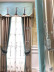 QYL2020L Silver Beach Embroidered Four Treasures Faux Silk Custom Made Curtains