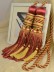 3 Colors QYM05 Faux Silk Curtain Tassel Tiebacks - Pair (Color: Red)