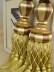 4 Colors QYM06 Faux Silk Curtain Tassel Tiebacks - Pair