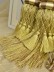 4 Colors QYM06 Faux Silk Curtain Tassel Tiebacks - Pair