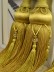 6 Colors QYM09 Faux Silk Curtain Tassel Tiebacks - Pair