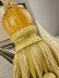 3 Colors QYM12 Faux Silk and Acrylic Curtain Tassel Tiebacks - Pair
