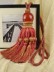 3 Colors QYM12 Faux Silk and Acrylic Curtain Tassel Tiebacks - Pair (Color: Red)