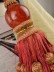 3 Colors QYM12 Faux Silk and Acrylic Curtain Tassel Tiebacks - Pair