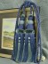 6 Colors QYM13 Faux Silk Curtain Tassel Tiebacks - Pair (Color: Blue)