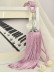 5 Colors QYM21 Polyester and Acrylic Curtain Tassel Tiebacks - Pair (Color: Pink)
