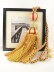 7 Colors QYM25 Polyester and Acrylic Curtain Tassel Tiebacks - Pair (Color: Yellow)