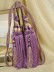 8 Colors QYM28 Polyester Curtain Tassel Tiebacks - Pair (Color: Purple)