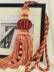 7 Colors QYM34 Polyester and Acrylic Curtain Tassel Tiebacks - Pair (Color: Red)