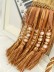 5 Colors QYM38 Polyester and Acrylic Curtain Tassel Tiebacks - Pair