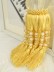 5 Colors QYM38 Polyester and Acrylic Curtain Tassel Tiebacks - Pair