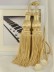 10 Colors QYM46 Polyester Curtain Tassel Tiebacks - Pair (Color: Beige)