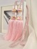 7 Colors QYM52 Polyester and Acrylic Curtain Tassel Tiebacks - Pair (Color: Pink)