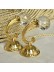 3 Colors QYM63 Acrylic Ball Curtain Tieback Holdbacks - Pair (Color: Gold)