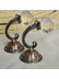 3 Colors QYM63 Acrylic Ball Curtain Tieback Holdbacks - Pair (Color: Copper)