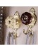 2 Colors QYM68 Round Pumpkin Curtain Tieback Holdbacks - Pair