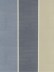 Modern Wide Striped Cotton Blend Blackout Grommet Ready Made Curtain (Color: Gray Blue)